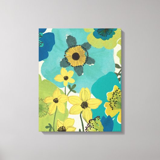 Toile Fleurs de Jardin Décoratives (Recto)