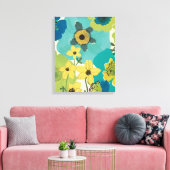 Toile Fleurs de Jardin Décoratives (Insitu(Salon))