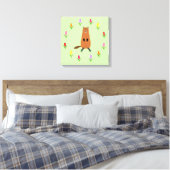 Toile Fleurs de marmotte et de tulipe mignonnes (Insitu(Chambre))