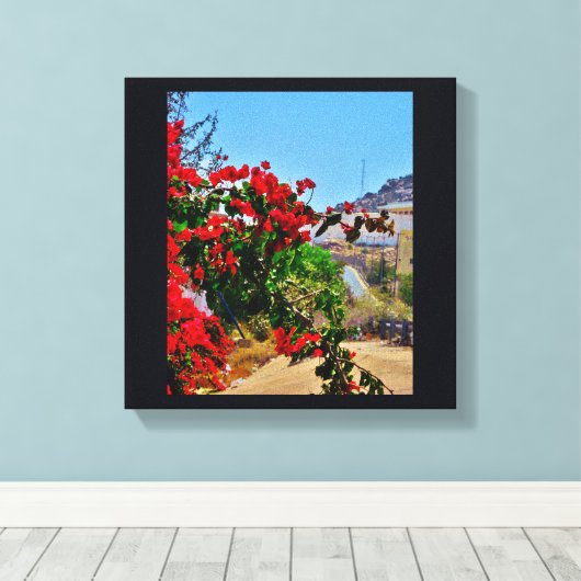 Toile Fleurs de montagne (Insitu (Plancher de Bois))