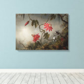 Toile Fleurs de passion et colibris par Martin Heade (Insitu (Plancher de Bois))