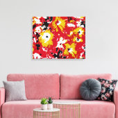 TOILE FLEURS DE PETUNIA (Insitu(Salon))