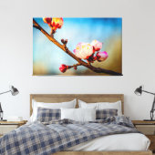 Toile Fleurs de Prunier Japonais et le Ciel Bleu Clair (Insitu(Chambre))