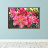 Toile Fleurs de Rhododendron Rose (Insitu (Plancher de Bois))