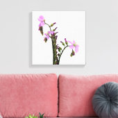 Toile Fleurs de Rossolis Pourpre (Insitu(Salon))