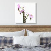 Toile Fleurs de Rossolis Pourpre (Insitu(Chambre))