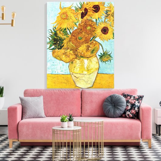 Toile Fleurs de soleil (Insitu(Salon))