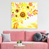 Toile Fleurs de soleil (Insitu(Salon))
