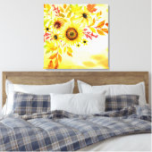 Toile Fleurs de soleil (Insitu(Chambre))