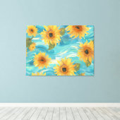 Toile Fleurs de soleil (Insitu (Plancher de Bois))