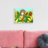Toile Fleurs de soleil (Insitu(Salon))