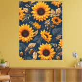 Toile Fleurs de soleil (Insitu(Salon))