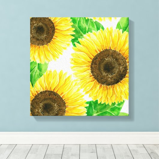 Toile Fleurs de soleil (Insitu (Plancher de Bois))