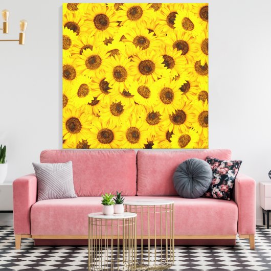 Toile Fleurs de soleil (Insitu(Salon))