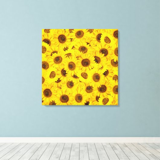 Toile Fleurs de soleil (Insitu (Plancher de Bois))