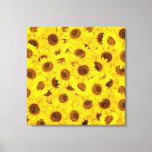 Toile Fleurs de soleil (Recto)