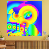 Toile Fleurs de soleil Abstraites (Insitu(Salon))