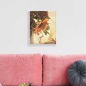 Toile Fleurs de soleil orange rouillées (Insitu(Salon))