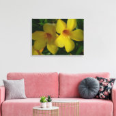 Toile Fleurs de trompette d'or II Tropical (Insitu(Salon))