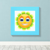 TOILE FLEURS DE VISAGE (Insitu (Plancher de Bois))