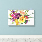 Toile Fleurs d'eau (Insitu (Plancher de Bois))