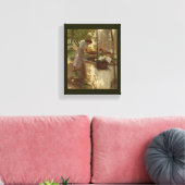 Toile Fleurs d'eau du puits (Insitu(Salon))