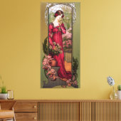 Toile Fleurs des jardins par Élisabeth Sonrel (Insitu(Salon))