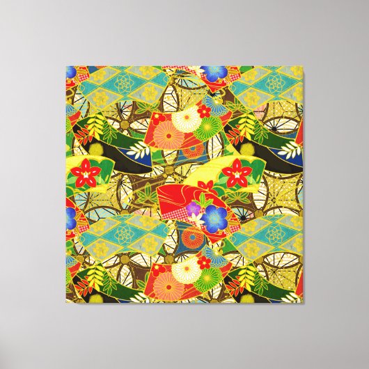 Toile Fleurs d'été (Recto)