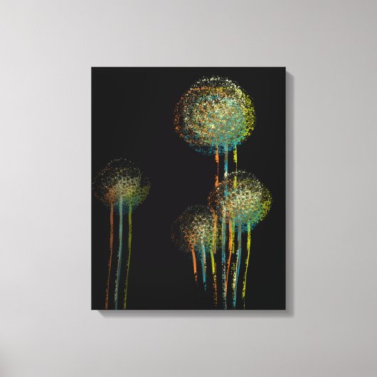 Toile Fleurs d'été Abstraites modernes (Recto)