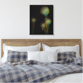 Toile Fleurs d'été Abstraites modernes (Insitu(Chambre))