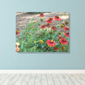 Toile Fleurs d'hélium (Insitu (Plancher de Bois))