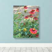 Toile Fleurs d'hélium (Insitu (Plancher de Bois))