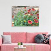 Toile Fleurs d'hélium (Insitu(Salon))