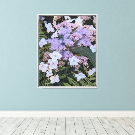 Toile Fleurs d'Hydrangea Aspera Floral (Insitu (Plancher de Bois))