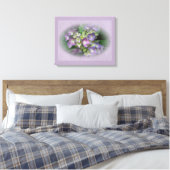 Toile Fleurs d'Hydrangée Bleue Violet (Insitu(Chambre))