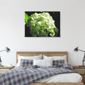 Toile Fleurs d'hydrangées vertes (Insitu(Chambre))