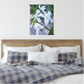 Toile Fleurs d'Iris Mauve Clair (Insitu(Chambre))