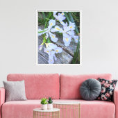 Toile Fleurs d'Iris Mauve Clair (Insitu(Salon))