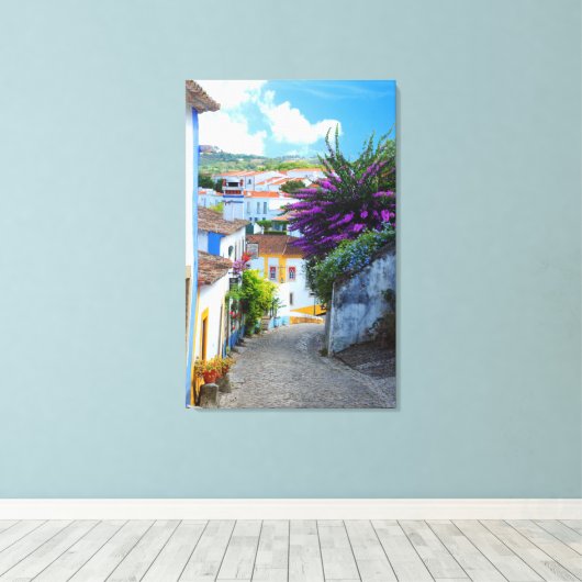 Toile Fleurs d'Obidos (Insitu (Plancher de Bois))