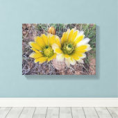 Toile Fleurs du désert (Insitu (Plancher de Bois))