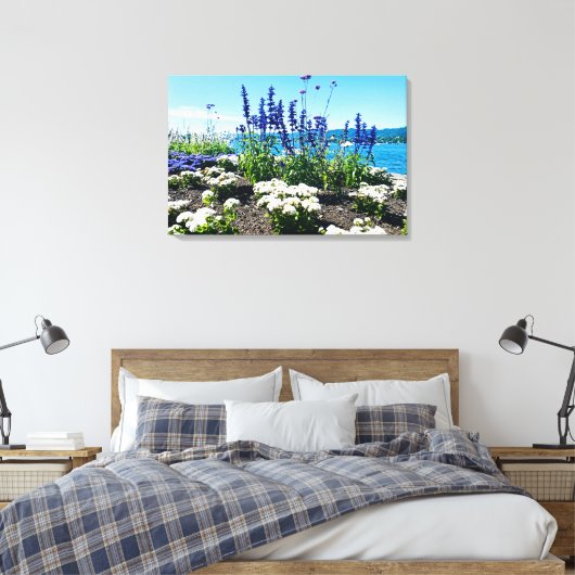 Toile Fleurs du lac de Zurich (Insitu(Chambre))