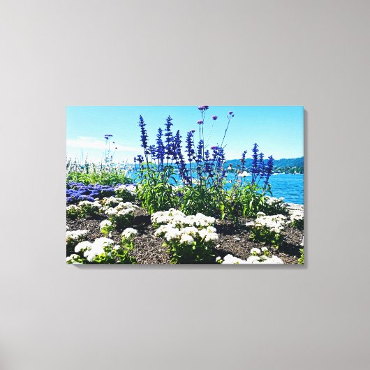 Toile Fleurs du lac de Zurich (Recto)