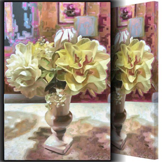 Toile Fleurs du premier printemps PCM1 Art