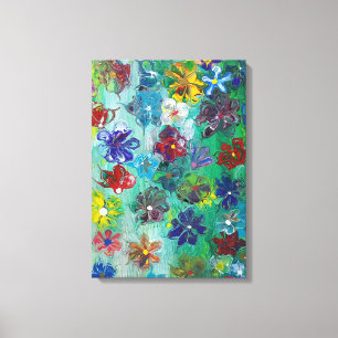 Toile "Fleurs en fleurs"
