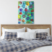 Toile "Fleurs en fleurs" (Insitu(Chambre))