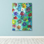 Toile "Fleurs en fleurs" (Insitu (Plancher de Bois))