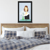 Toile Fleurs en flocon de neige (Insitu(Chambre))