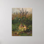 Toile Fleurs estivales du terrain (Recto)