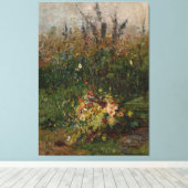 Toile Fleurs estivales du terrain (Insitu (Plancher de Bois))