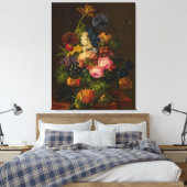 Toile Fleurs et Ananas sur une corniche (Insitu(Chambre))